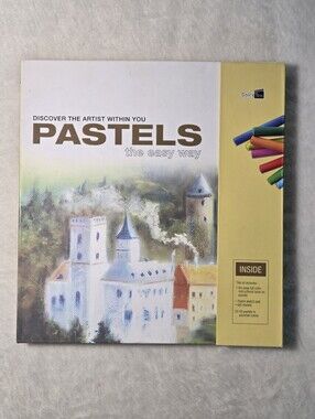 Pastels Art Set with Instruction Book, Sketch Pad and 20 Oil Pastels